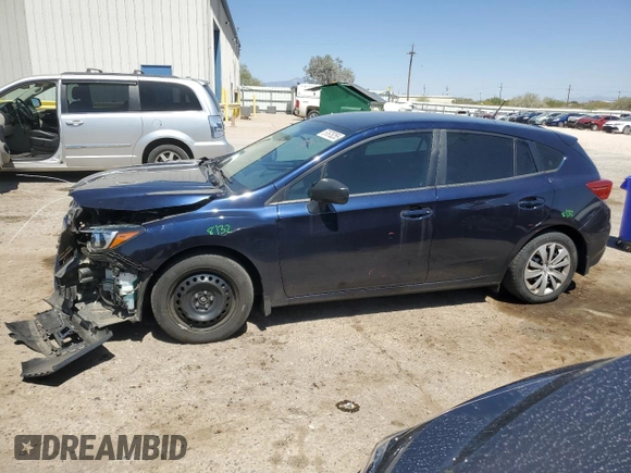 2020 Subaru Impreza z VIN 4S3GTAB61L3729849, wystawiony jako Copart lot #57676255 z przebiegiem 68 144 mil mil oraz Szkoda całkowita • Salvage title. Historia ofert i sprzedaży dostępna na DreamBid. Obrazek 1.
