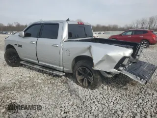 2018 Ram 1500 Night with VIN 1C6RR7MT9JS144671, listed as a Copart auction lot 45435195 with 128,042 mi miles and Salvage Title. Bid and sale history available at carsss.com. Image 2.