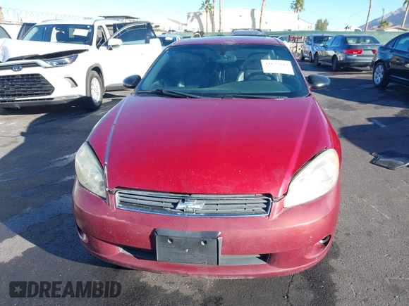 2006 Chevrolet Monte Carlo LT 3.9L with VIN 2G1WK151869228752, listed as a IAAI auction lot 41637812 with 214,326 mi miles. Bid and sale history available at carsss.com. Image 6.