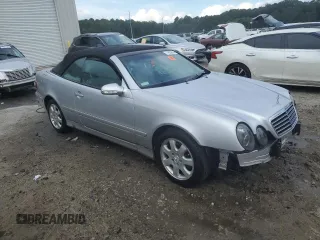 2003 Mercedes-Benz CLK-Class 3.2L with VIN WDBLK65G23T134316, listed as a Copart auction lot 71629614 with 141,239 mi miles and Salvage Title. Bid and sale history available at carsss.com. Image 4.