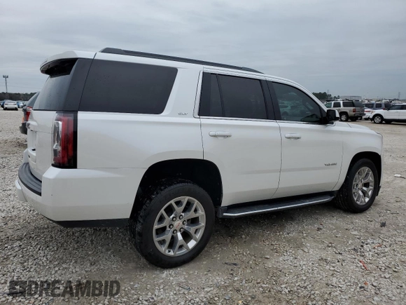 2017 GMC Yukon SLT with VIN 1GKS1BKC5HR321682, listed as a Copart auction lot 88432205 with 109,017 mi miles and Salvage Title. Bid and sale history available at carsss.com. Image 3.