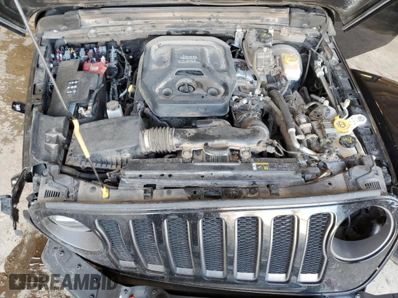 2020 Jeep Wrangler Unlimited Recon with VIN 1C4HJXFN0LW263201, listed as a Copart auction lot 79129424 with 73,405 mi miles and Salvage title. Bid and sale history available at DreamBid. Image 12.