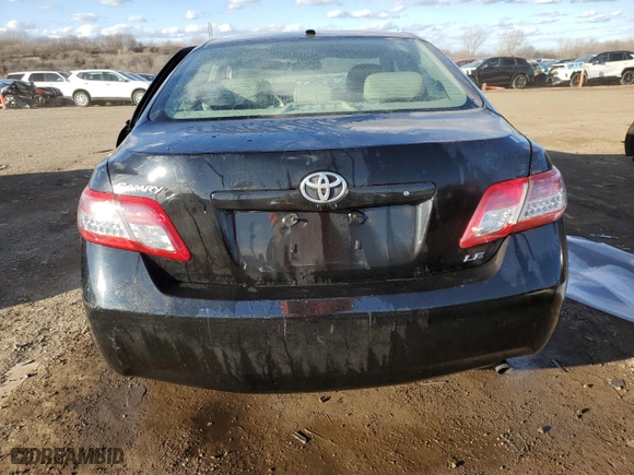 2011 Toyota Camry LE with VIN 4T4BF3EK0BR187319, listed as a Copart auction lot 47133625 with 59,632 mi miles and Salvage Title. Bid and sale history available at carsss.com. Image 6.