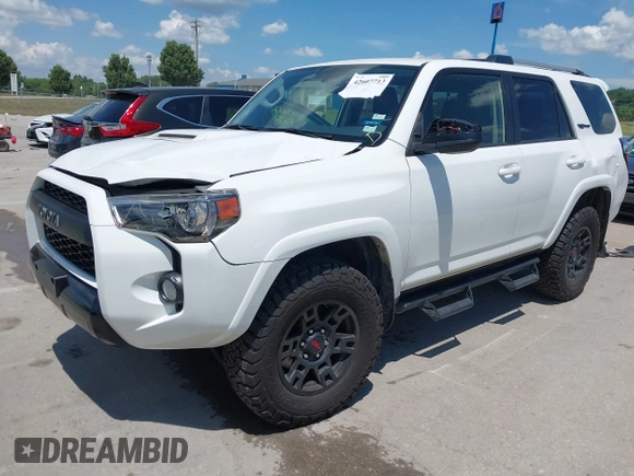 2018 Toyota 4Runner SR5 with VIN JTEBU5JRXJ5595186, listed as a IAAI auction lot 42607713 with 83,592 mi miles and . Bid and sale history available at DreamBid. Image 21.