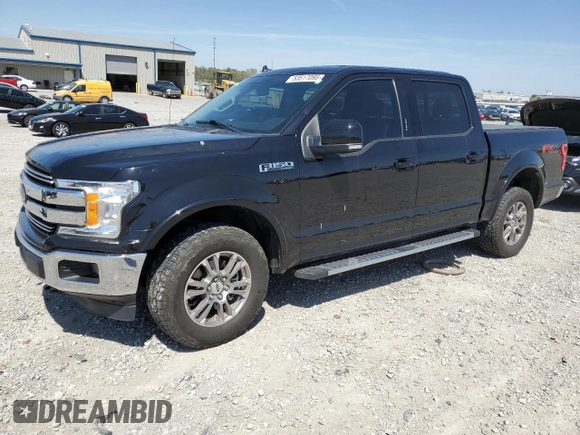 2019 Ford F-150 XL with VIN 1FTEW1E54KFB61479, listed as a Copart auction lot 53517095 with 104,201 mi miles and Salvage title. Bid and sale history available at DreamBid. Image 1.