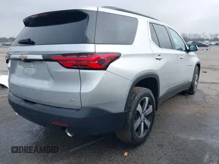 2022 Chevrolet Traverse LT Leather with VIN 1GNERHKW7NJ128403, listed as a IAAI auction lot 41384893 with 100,661 mi miles. Bid and sale history available at carsss.com. Image 4.