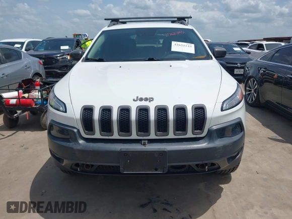2014 Jeep Cherokee Trailhawk with VIN 1C4PJMBS5EW231448, listed as a IAAI auction lot 42632143 with 97,461 mi miles and . Bid and sale history available at DreamBid. Image 12.