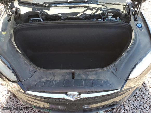 2017 Tesla Model X P100D with VIN 5YJXCDE42HF052851, listed as a Copart auction lot 75763854 with NaN miles and Salvage Title. Bid and sale history available at carsss.com. Image 11.