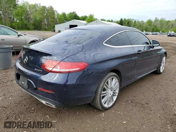 2017 Mercedes-Benz C 300 z VIN WDDWJ4KB0HF413645, wystawiony jako Copart lot #58805635 z przebiegiem 128 052 mil mil oraz Szkoda całkowita • Salvage title. Historia ofert i sprzedaży dostępna na DreamBid. Obrazek 3.