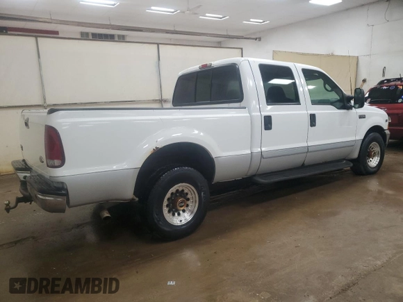 2002 Ford F-250 XL with VIN 1FTNW20S82EA25042, listed as a Copart auction lot 72977204 with 109,318 mi miles and Clean Title. Bid and sale history available at DreamBid. Image 3.