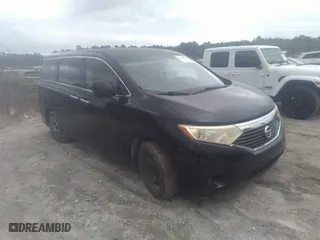 2012 Nissan Quest S with VIN JN8AE2KP6C9039157, listed as a IAAI auction lot 41484981 with 125,010 mi miles. Bid and sale history available at carsss.com. Image 1.