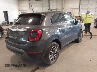 2021 FIAT 500X Trekking with VIN ZFBNF3B17MP909591, listed as a IAAI auction lot 41256551 with 58,688 mi miles and . Bid and sale history available at DreamBid. Image 4.