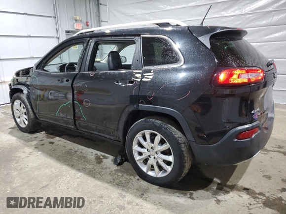 2014 Jeep Cherokee Limited with VIN 1C4PJMDS8EW250329, listed as a Copart auction lot 47022005 with 267,598 mi miles and Clean Title. Bid and sale history available at carsss.com. Image 2.
