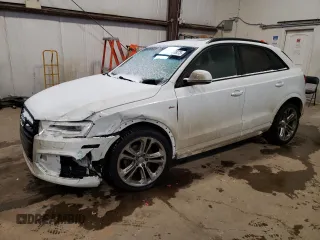 2017 Audi Q3 Prestige with VIN WA1GCCFS2HR005461, listed as a Copart auction lot 37967873 with 128,540 mi miles. Bid and sale history available at carsss.com. Image 1.