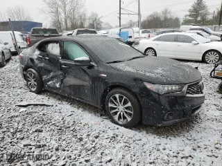 2019 Acura TLX w/A-Spec Pkg with VIN 19UUB3F62KA001402, listed as a Copart auction lot 88762055 with 84,536 mi miles and Salvage Title. Bid and sale history available at carsss.com. Image 4.