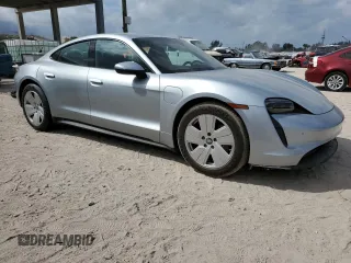 2021 Porsche Taycan with VIN WP0AA2Y17MSA16879, listed as a Copart auction lot 44595125 with 7,105 mi miles and Non repairable. Bid and sale history available at DreamBid. Image 4.