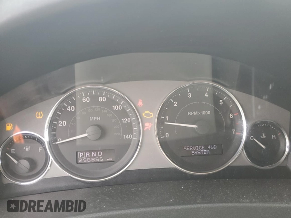 2009 Jeep Grand Cherokee Limited with VIN 1J8HR58T99C537829, listed as a Copart auction lot 54052545 with 256,855 mi miles and Clean title. Bid and sale history available at DreamBid. Image 9.