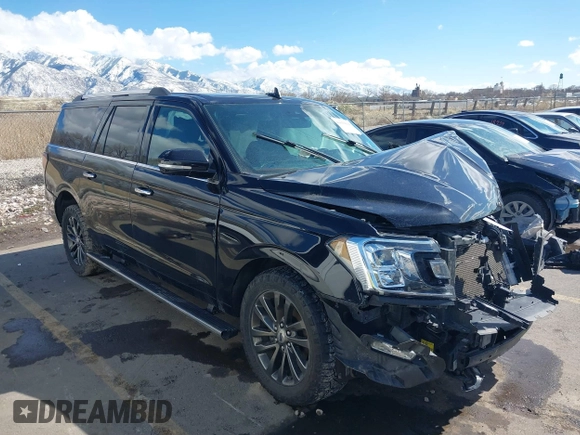 2020 Ford Expedition Max Limited z VIN 1FMJK2AT4LEA48185, wystawiony jako IAAI lot #41839994 z przebiegiem 96 063 mil mil oraz . Historia ofert i sprzedaży dostępna na DreamBid. Obrazek 1.