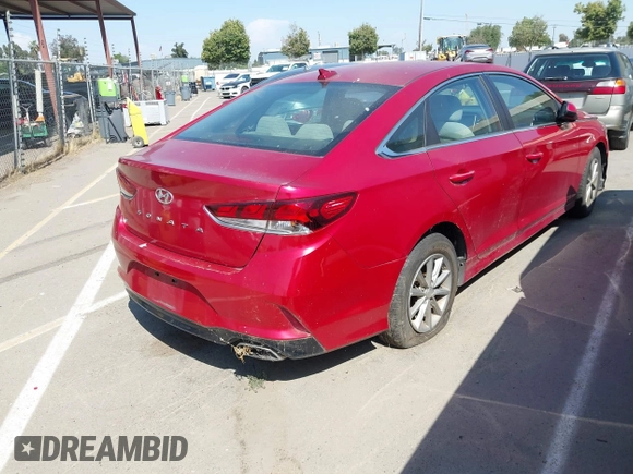 2018 Hyundai Sonata SE z VIN 5NPE24AF3JH599281, wystawiony jako IAAI lot #42465221 z przebiegiem 193 734 mil mil oraz . Historia ofert i sprzedaży dostępna na DreamBid. Obrazek 4.