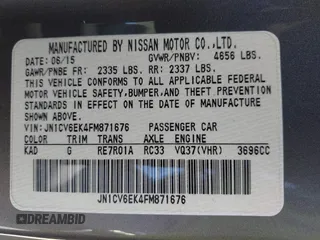 2015 Infiniti Q60 S Limited с VIN JN1CV6EK4FM871676, выставлен на аукционе IAAI как лот 42254354 с пробегом 105 934 миль миль и . История ставок и продаж доступна на DreamBid. Изображение 9.