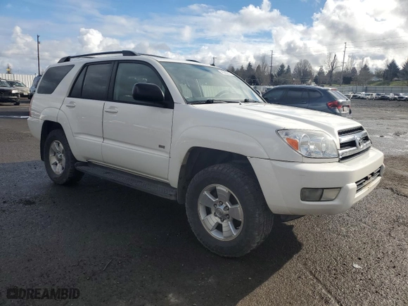 2005 Toyota 4Runner SR5 with VIN JTEZU14R250058091, listed as a Copart auction lot 45362975 with 268,304 mi miles and Salvage Title. Bid and sale history available at carsss.com. Image 4.