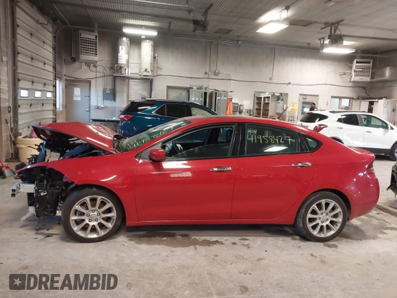 2013 Dodge Dart Limited with VIN 1C3CDFCH9DD182161, listed as a IAAI auction lot 41958427 with 75,672 mi miles. Bid and sale history available at carsss.com. Image 15.