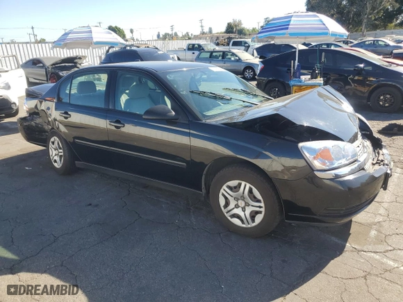 2005 Chevrolet Malibu with VIN 1G1ZS52F75F102540, listed as a Copart auction lot 80417544 with 187,808 mi miles and Salvage Title. Bid and sale history available at carsss.com. Image 4.