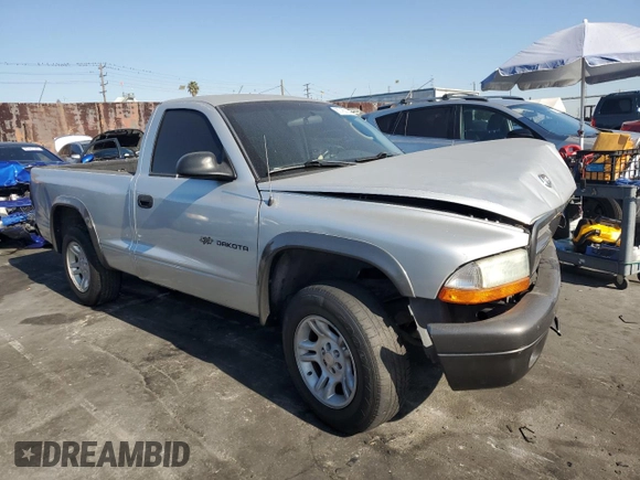 2002 Dodge Dakota with VIN 1B7FL16X72S632397, listed as a Copart auction lot 87450164 with Not Provided miles and Salvage Title. Bid and sale history available at carsss.com. Image 4.