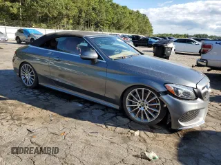 2018 Mercedes-Benz C 300 with VIN WDDWK4JB5JF757928, listed as a Copart auction lot 74187314 with Not Provided miles and Salvage Title. Bid and sale history available at DreamBid. Image 4.