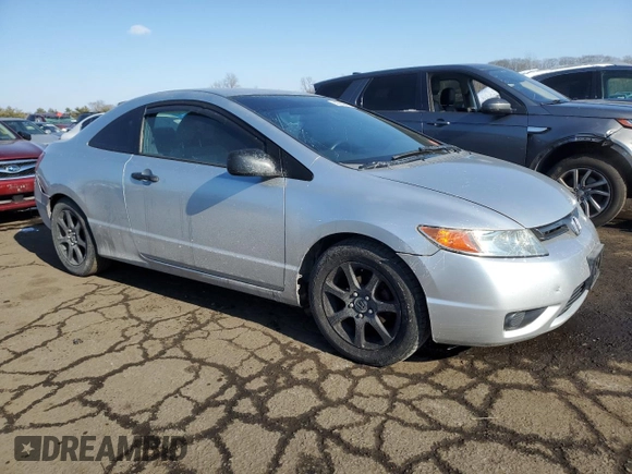 2006 Honda Civic Cpe DX with VIN 2HGFG12276H511530, listed as a Copart auction lot 42309975 with 173,540 mi miles and Salvage Title. Bid and sale history available at carsss.com. Image 4.