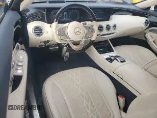 2020 Mercedes-Benz S with VIN W1KXK8DB7LA050420, listed as a Copart auction lot 80729474 with 24,044 mi miles and Salvage Title. Bid and sale history available at DreamBid. Image 8.