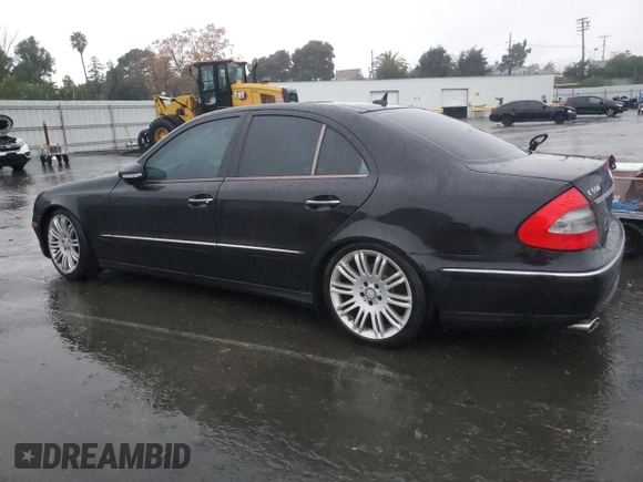 2008 Mercedes-Benz E-Class Sport 5.5L with VIN WDBUF72X98B213031, listed as a Copart auction lot 82423034 with 0 mi miles and Salvage Title. Bid and sale history available at carsss.com. Image 2.