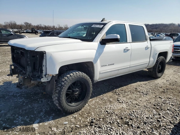 2015 Chevrolet Silverado 1500 LT with VIN 3GCUKREH6FG286357, listed as a Copart auction lot 46331795 with 187,632 mi miles and Salvage Title. Bid and sale history available at carsss.com. Image 1.
