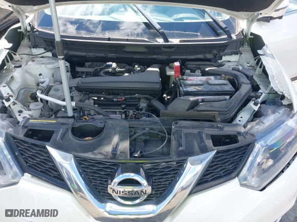 2016 Nissan Rogue S with VIN JN8AT2MV5GW141929, listed as a IAAI auction lot 41585948 with 105,464 mi miles. Bid and sale history available at carsss.com. Image 10.