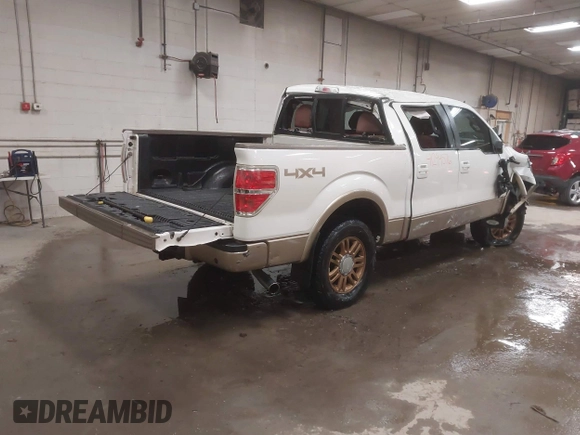 2014 Ford F-150 XL with VIN 1FTFW1ET9EKE72176, listed as a IAAI auction lot 41294576 with 129,677 mi miles. Bid and sale history available at carsss.com. Image 4.