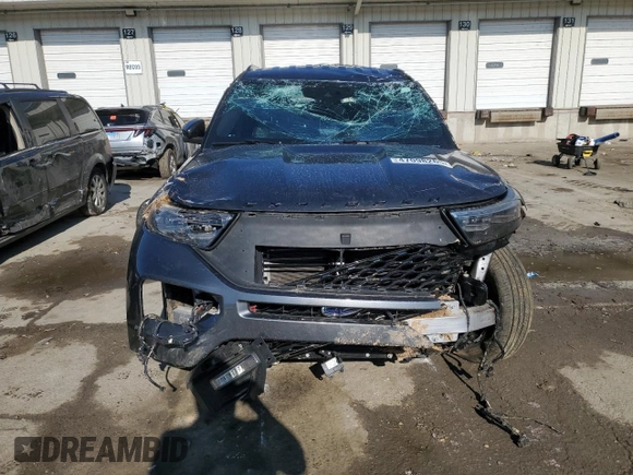 2020 Ford Explorer ST with VIN 1FM5K8GC8LGB20554, listed as a Copart auction lot 47098265 with 96,840 mi miles and Salvage Title. Bid and sale history available at carsss.com. Image 5.