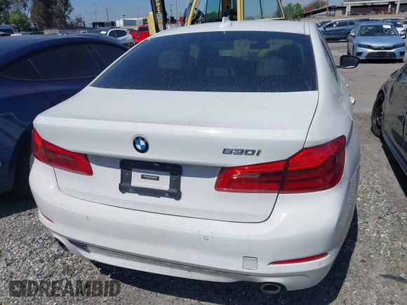2018 BMW 5 Series 530i with VIN WBAJA5C54JWA39873, listed as a IAAI auction lot 41369709 with 66,353 mi miles and . Bid and sale history available at DreamBid. Image 16.