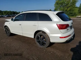 2012 Audi Q7 S line с VIN WA1DGAFE3CD007747, выставлен на аукционе Copart как лот 61543995 с пробегом 182 957 миль миль и Списание • Salvage title. История ставок и продаж доступна на DreamBid. Изображение 2.