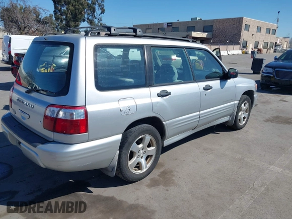 2002 Subaru Forester S w/Premium Pkg with VIN JF1SF65602H727253, listed as a IAAI auction lot 41678044 with 314,643 mi miles. Bid and sale history available at carsss.com. Image 4.