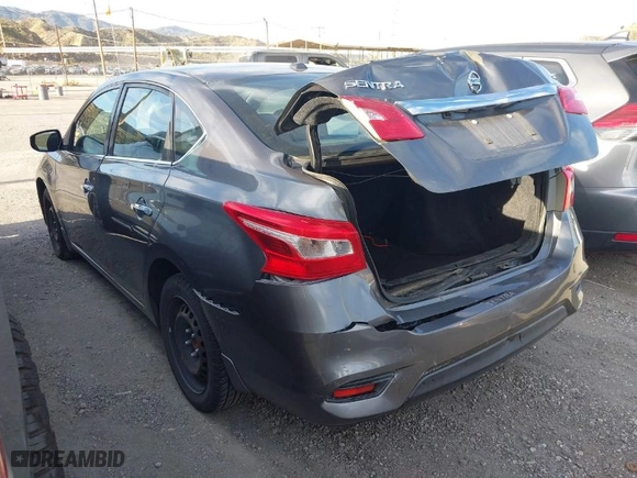 2017 Nissan Sentra SV with VIN 3N1AB7AP3HL660540, listed as a IAAI auction lot 41847252 with 109,195 mi miles. Bid and sale history available at carsss.com. Image 3.