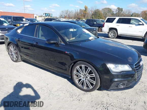 2013 Audi A7 3.0 Prestige with VIN WAU2GAFC2DN065112, listed as a IAAI auction lot 41117426 with 159,105 mi miles. Bid and sale history available at carsss.com. Image 1.