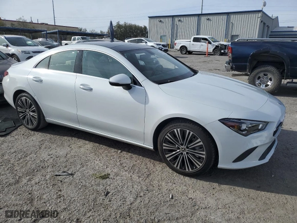 2021 Mercedes-Benz CLA with VIN W1K5J4GB0MN165627, listed as a Copart auction lot 41433215 with 63,511 mi miles and Salvage Title. Bid and sale history available at carsss.com. Image 4.