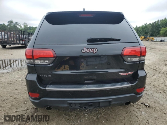 2017 Jeep Grand Cherokee Trailhawk with VIN 1C4RJFLG7HC674060, listed as a Copart auction lot 61130225 with 79,351 mi miles and Salvage title. Bid and sale history available at DreamBid. Image 6.