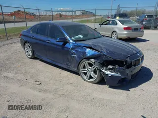 2016 BMW 5 Series 535i with VIN WBA5B1C59GG131990, listed as a IAAI auction lot 41789144 with 56,326 mi miles and . Bid and sale history available at carsss.com. Image 1.