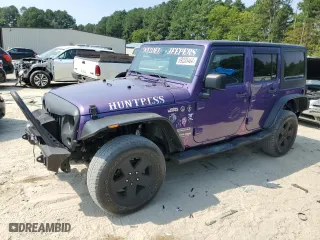 2018 Jeep Wrangler JK Unlimited Sport S with VIN 1C4BJWDGXJL911081, listed as a Copart auction lot 69205464 with 117,576 mi miles and Salvage Title. Bid and sale history available at carsss.com. Image 1.
