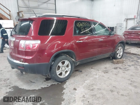 2009 GMC Acadia SLE1 with VIN 1GKEV13D79J168614, listed as a IAAI auction lot 41249576 with 203,555 mi miles and . Bid and sale history available at carsss.com. Image 4.