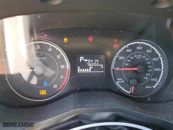 2019 Subaru Impreza Premium with VIN 4S3GKAC67K3602216, listed as a Copart auction lot 45240165 with 78,202 mi miles and Salvage Title. Bid and sale history available at carsss.com. Image 9.