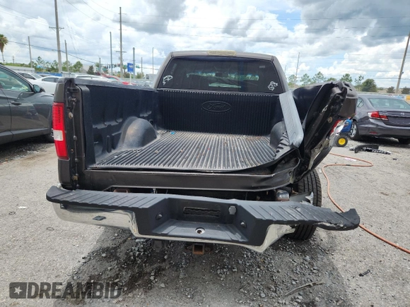 2006 Ford F-150 XLT с VIN 1FTPW12V26FB16690, выставлен на аукционе Copart как лот 59291155 с пробегом 118 273 миль миль и Списание • Salvage title. История ставок и продаж доступна на DreamBid. Изображение 6.