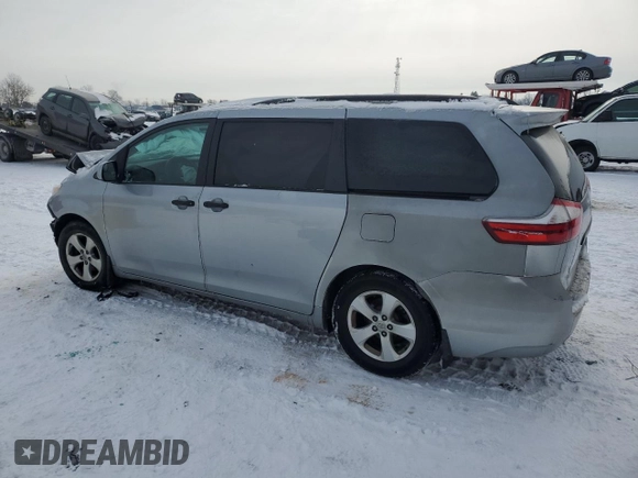 2016 Toyota Sienna L with VIN 5TDZK3DC5GS694814, listed as a Copart auction lot 44316025 with 149,886 mi miles and Salvage title. Bid and sale history available at DreamBid. Image 2.