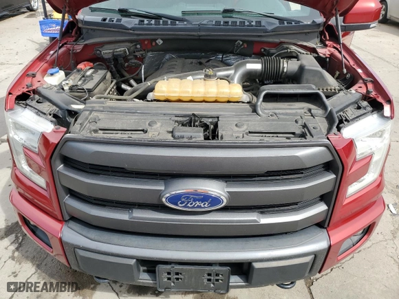 2015 Ford F-150 XLT w/HD Payload Pkg with VIN 1FTFW1EG1FKE40407, listed as a Copart auction lot 49809255 with 130,799 mi miles and Salvage Title. Bid and sale history available at carsss.com. Image 11.